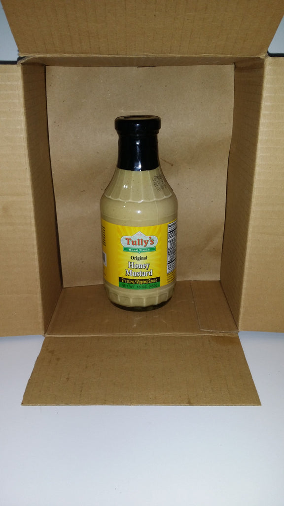 TULLY'S HONEY MUSTARD DIPPING SAUCE (16oz) Glass - BuffaloINaBox.com ...