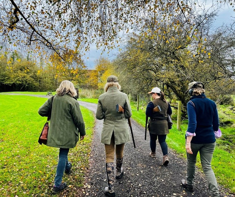 ladies clay shooting