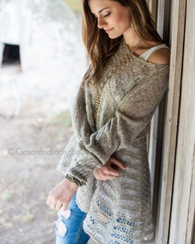 Oversized Cardigan by Grace and Lace