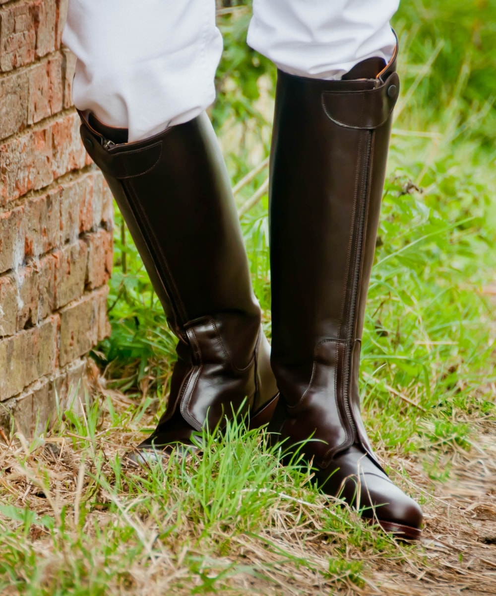 green polo boots