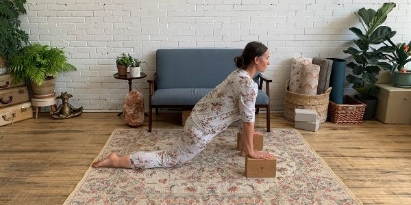 Yoga Blocks for Lunge Pose