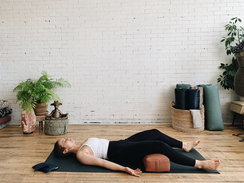 Vinyl Yoga Bolster Savasana