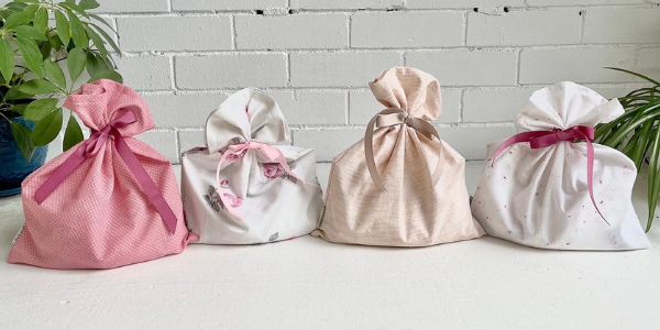 Reusable Cotton Bags for wellness gifts