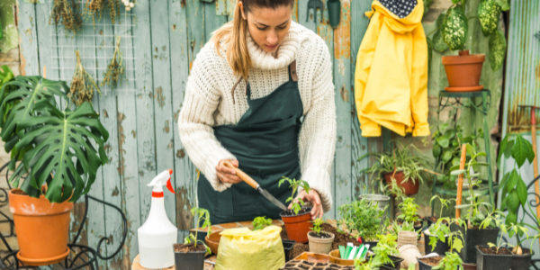 reduce stress with gardening