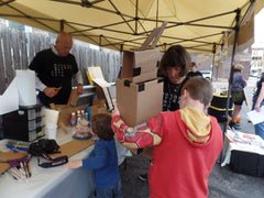 Cardboard Robot Creation Station