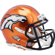 Denver Broncos Riddell Flash Mini Football Helmet