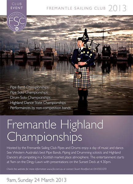 Fremantle Highland Championships – JC Piping