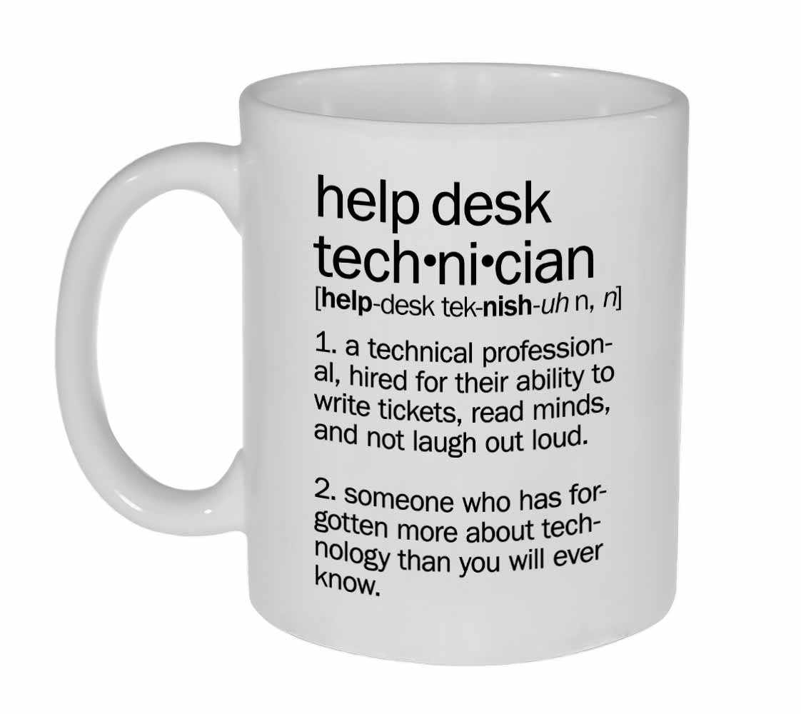 Help Desk Technician Definition Coffee Or Tea Mug Neurons Not