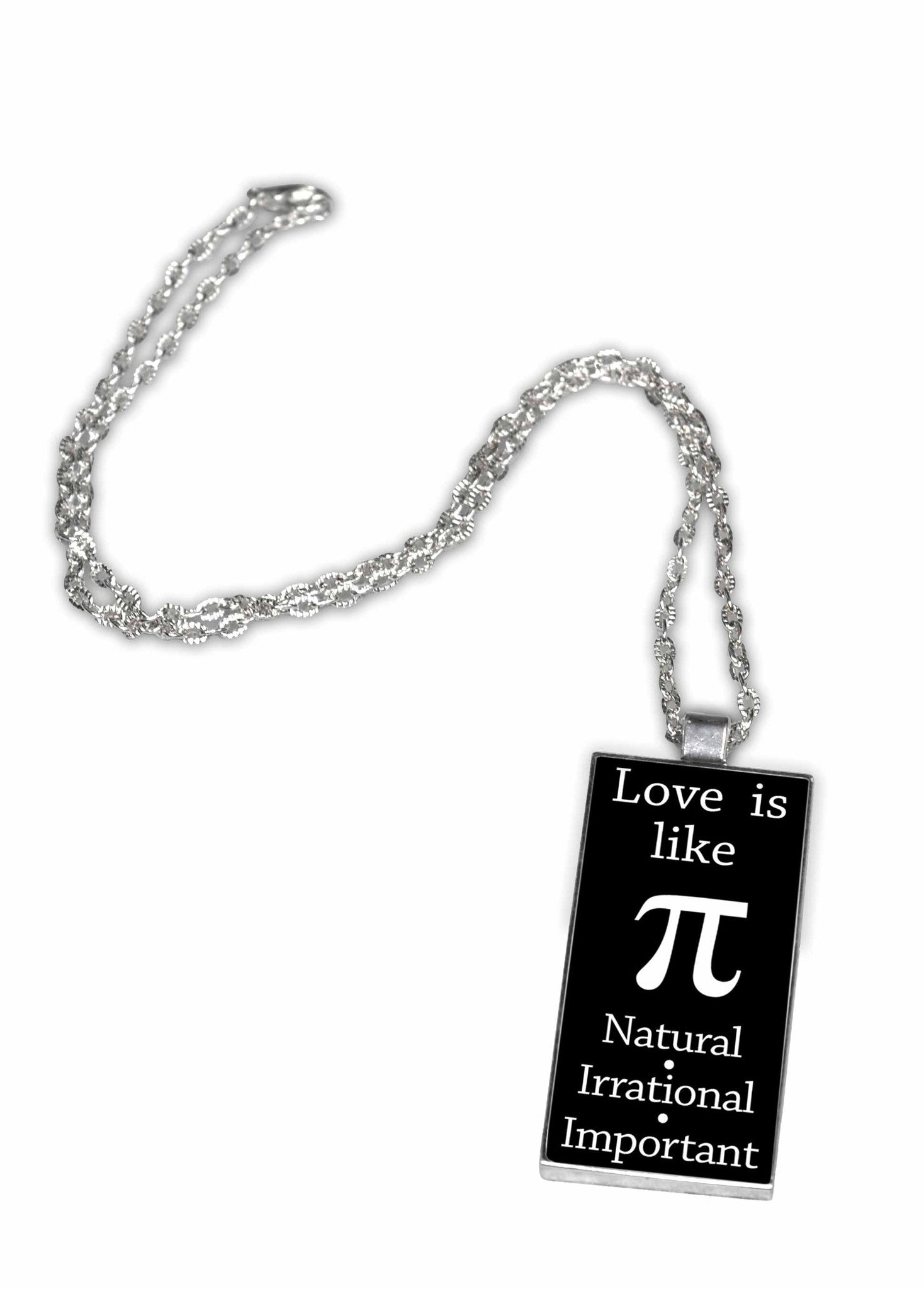 Love is Like Pi  Pendant Necklace