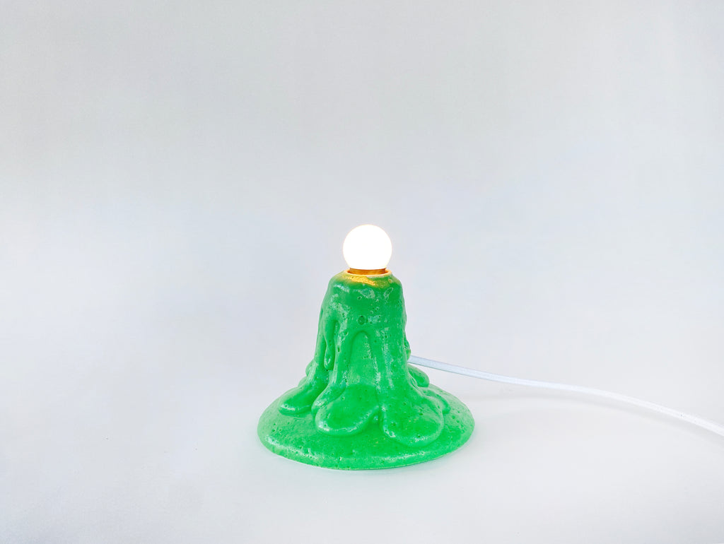 Green Foam Lamp