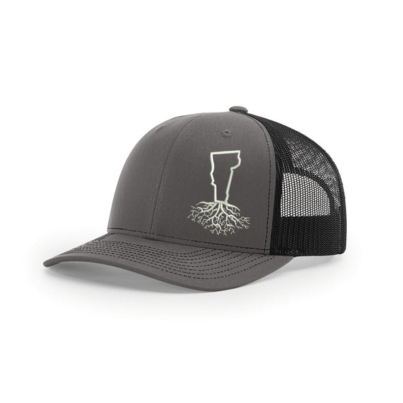 West Virginia Snapback Trucker Black with White Mesh