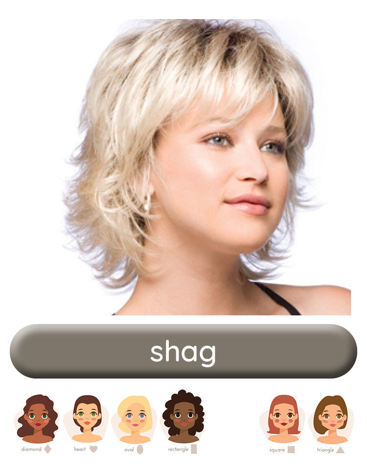 Shag wig style