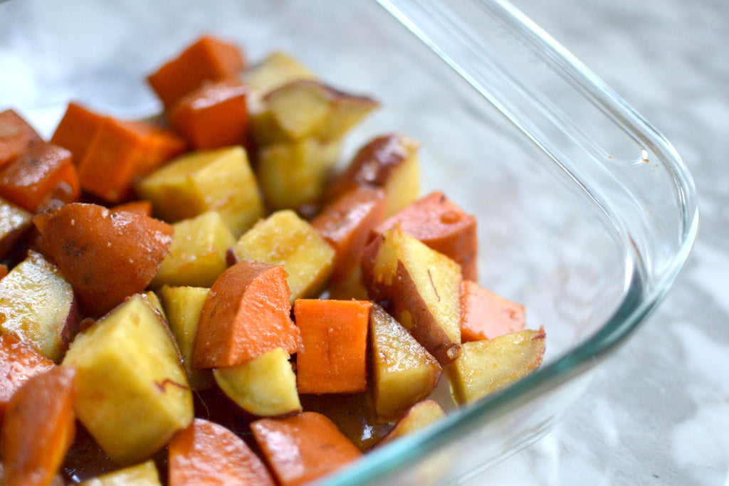 Black Garlic Glazed Sweet Potatoes – Umami Mart