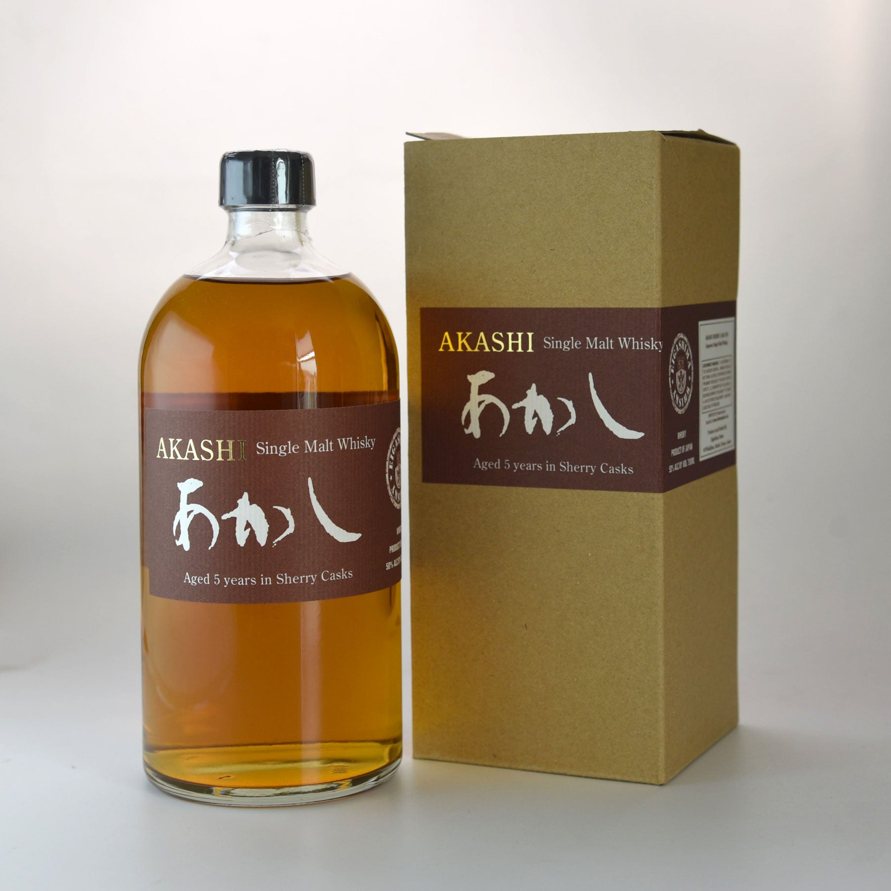 Akashi 5 Year Sherry Cask Single Malt Whisky (BTL 25 oz)