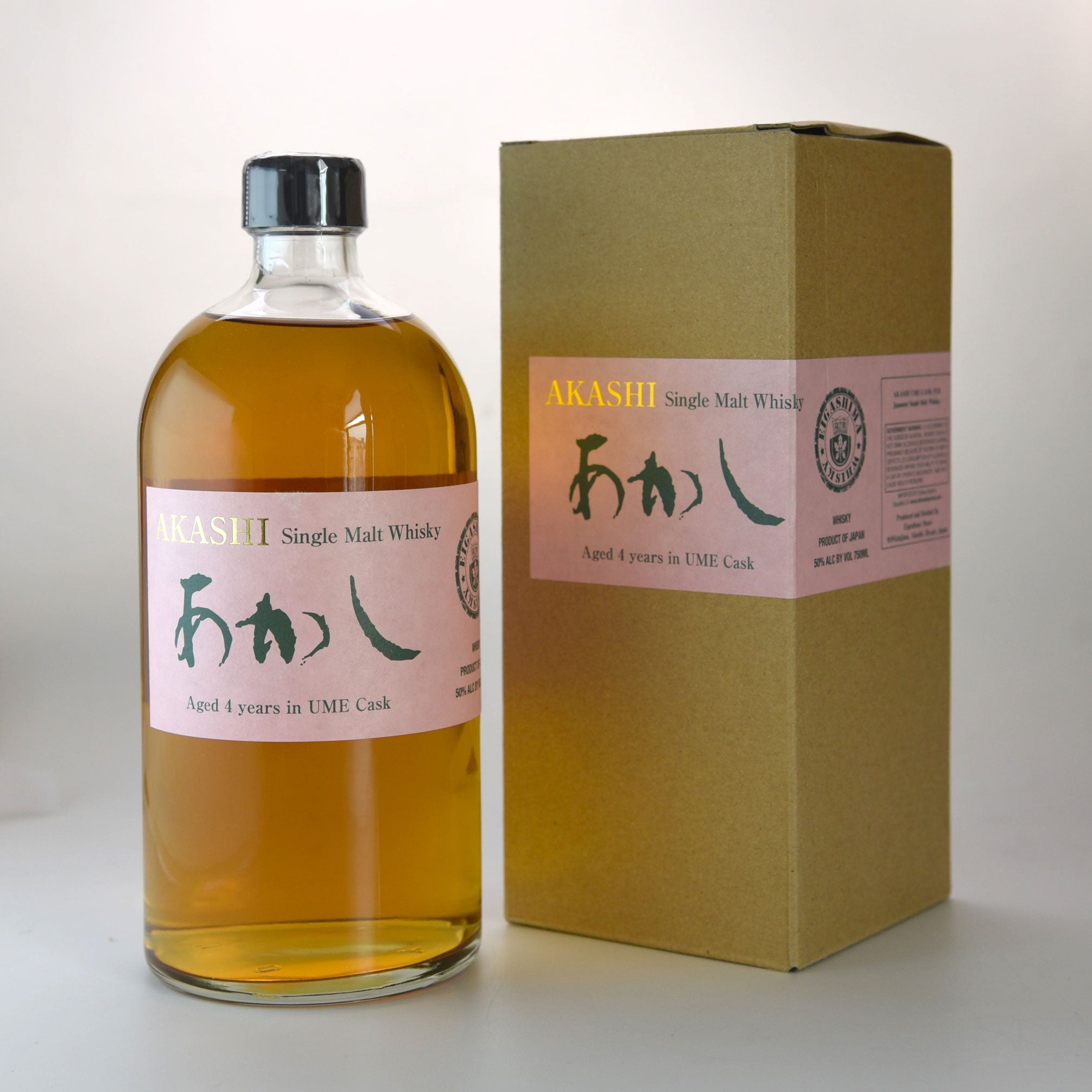 Akashi 4 Year Ume Cask Single Malt Whisky (BTL 25 oz)