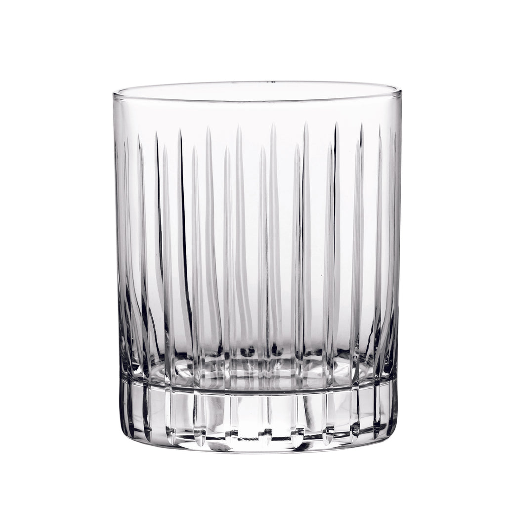 striped drinking glasses