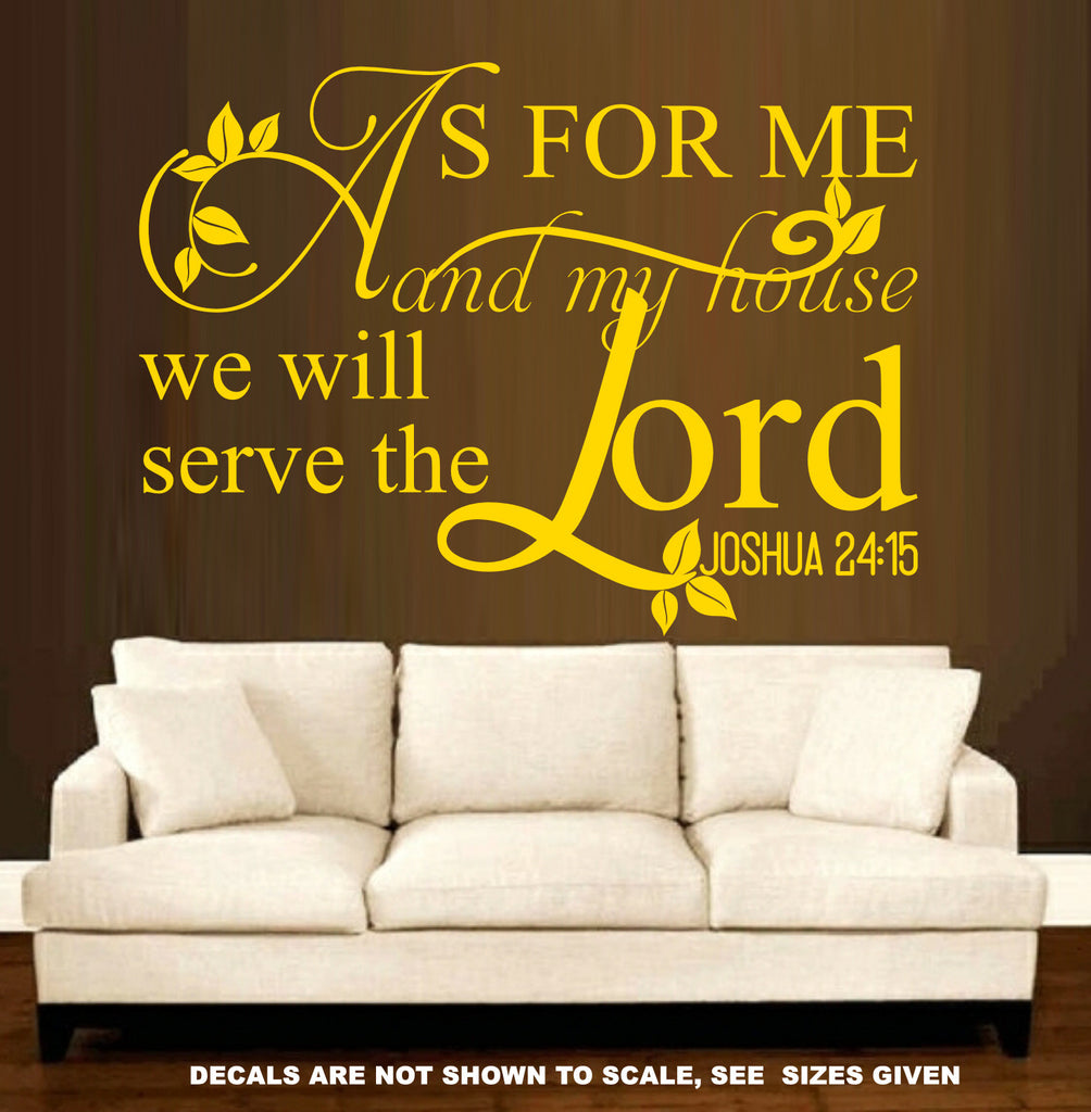 As For Me And My House Verse As For Me And My House Sign We Will Serve The Lord Bible Verse 0755