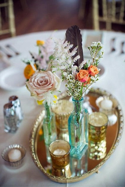 Glass & Mirror Wedding Decor Ideas That Will Make Your Guest Say