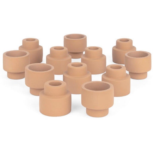 Wholesale OLYCRAFT 10PCS Plastic Candle Cups Column Tea Light