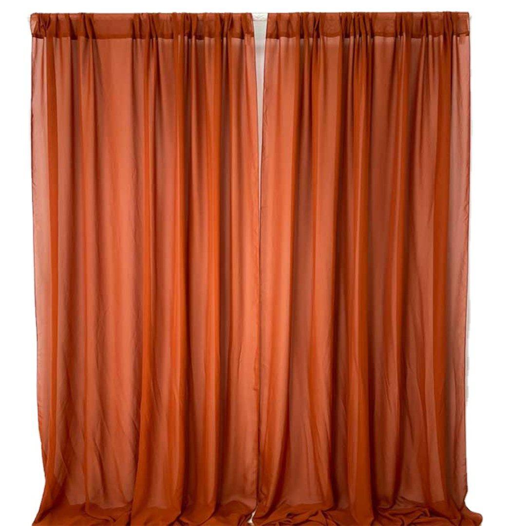 Chiffon Backdrop Wedding Curtains - Koyal Wholesale product image