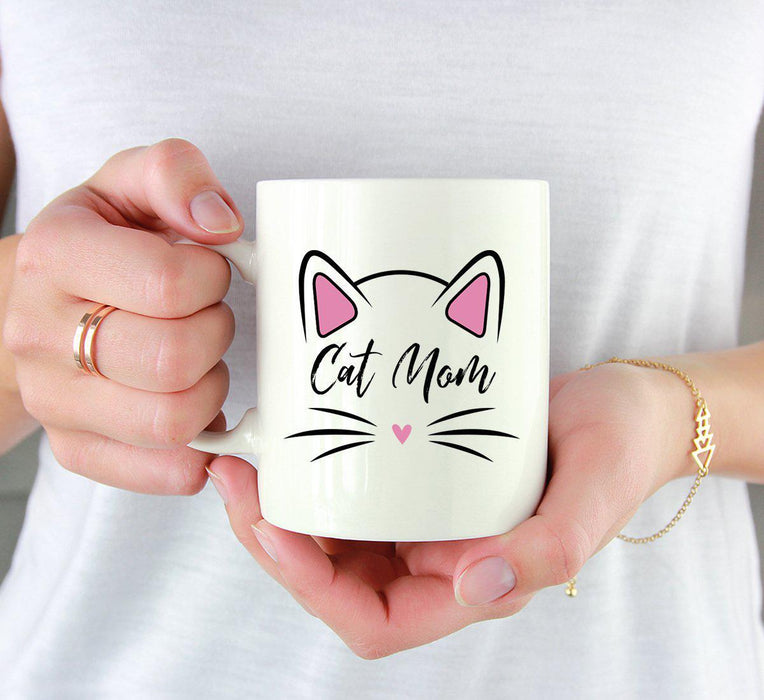 Pink Cat Svg Ceramic Coffee Mug