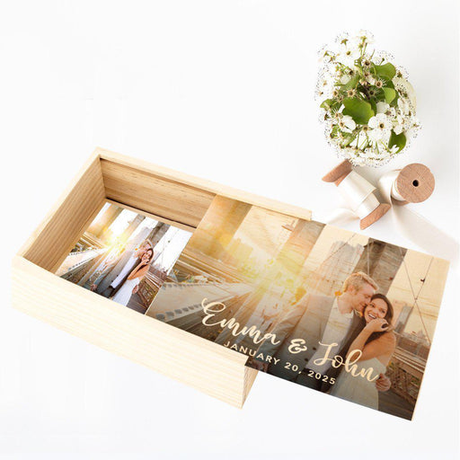 Photo Boxes Set of 5 Boxes for 4x6 Photos Wholesale Glass Box for Wedding  Prints Copper Package for Photo 4x6 Wedding Photopack Keepsake Box 