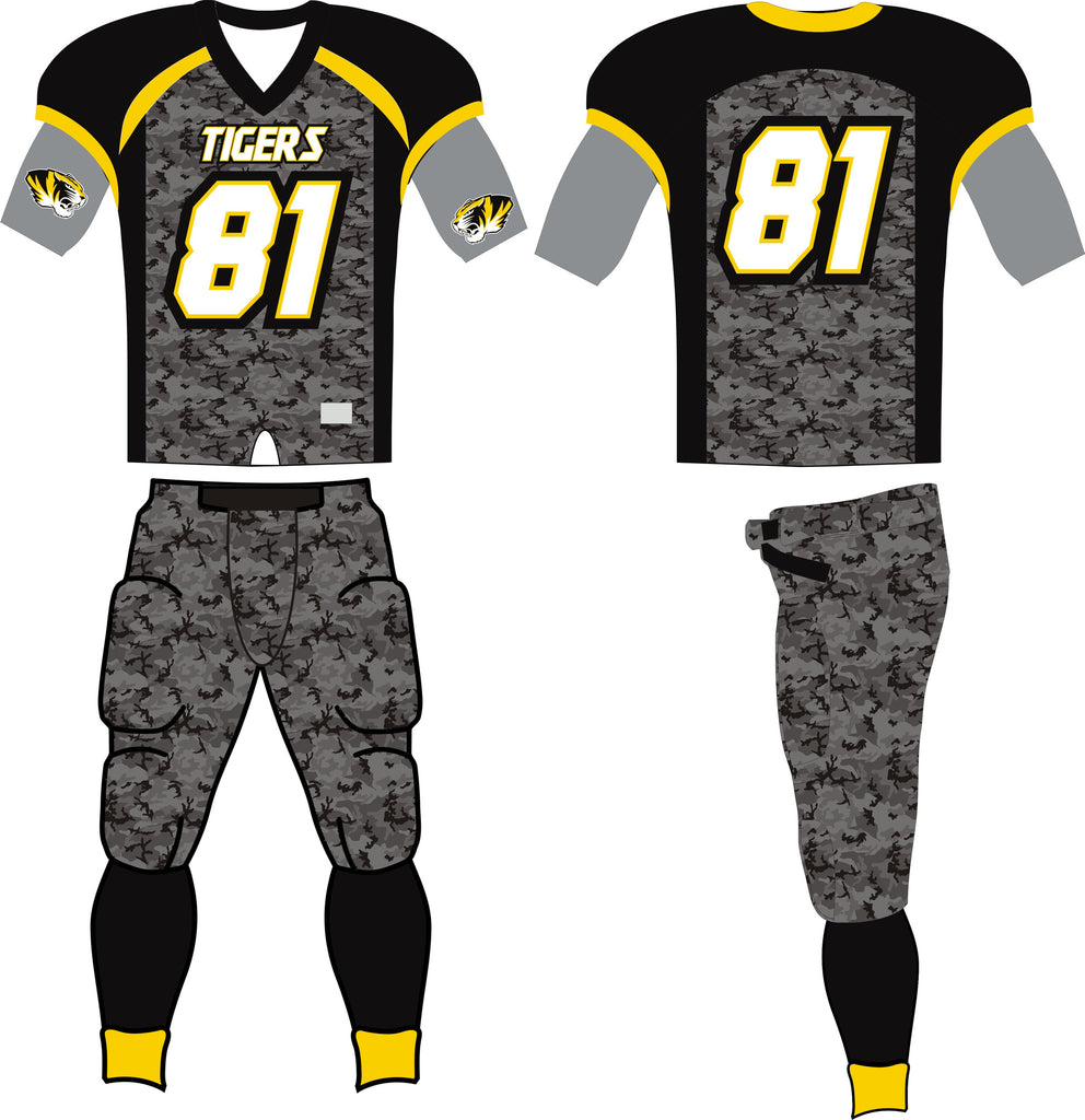 camouflage football jerseys