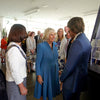 The Duchess of Cornwall with Halfdan Hansen and the Nelson Mayor Rachel Reese