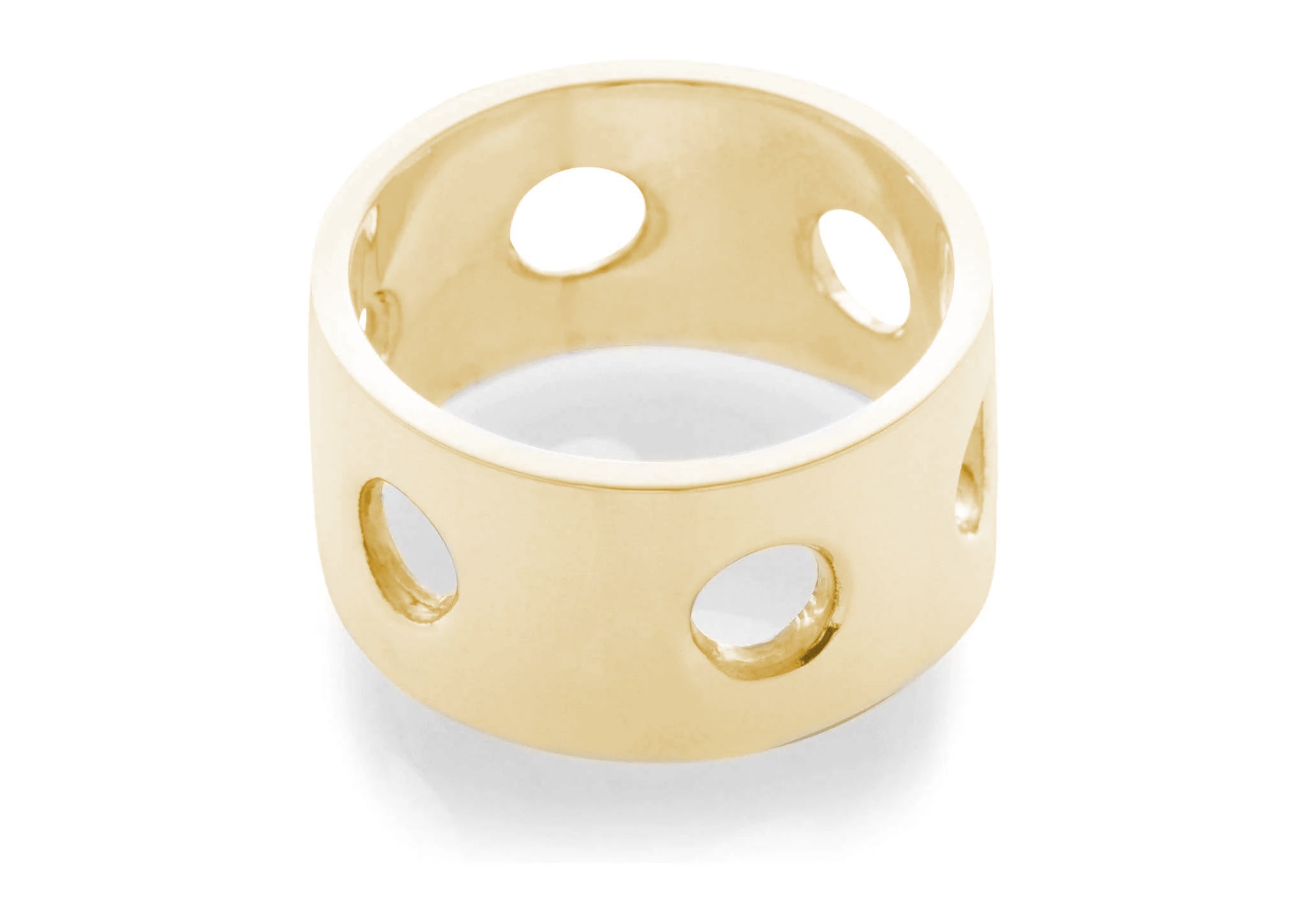 Louis Vuitton Empreinte Large Ring, Yellow Gold Gold. Size 47