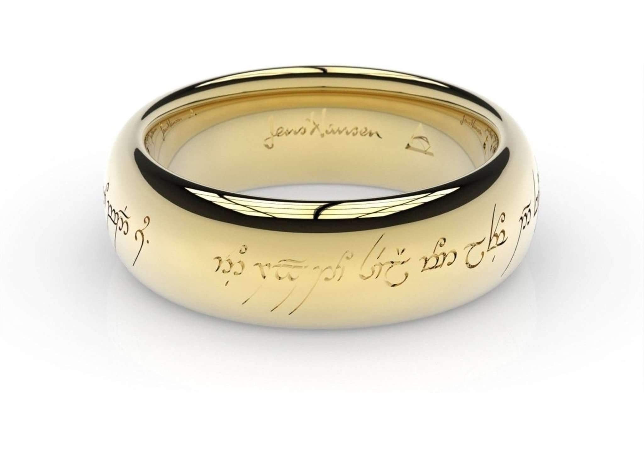 what does the inscription on the lord of the rings ring say