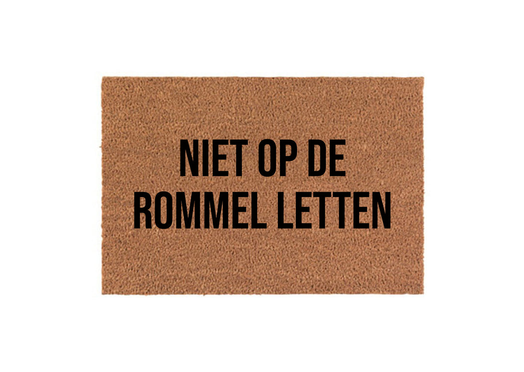 Deurmat OP DE ROMMEL — KAREN FRANÇOIS