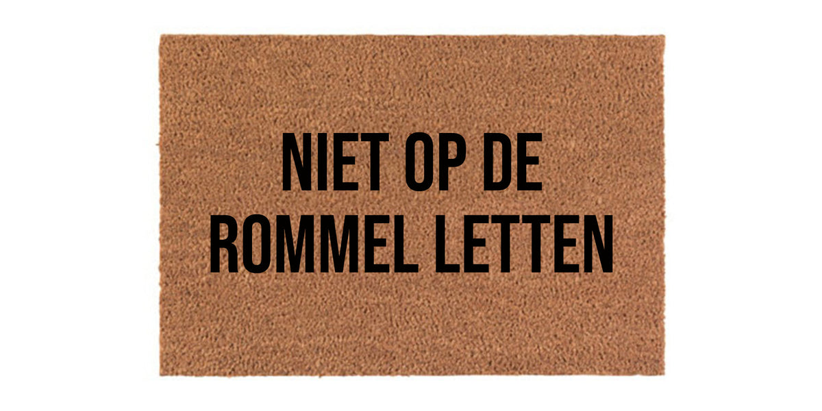 Deurmat OP DE ROMMEL — KAREN FRANÇOIS