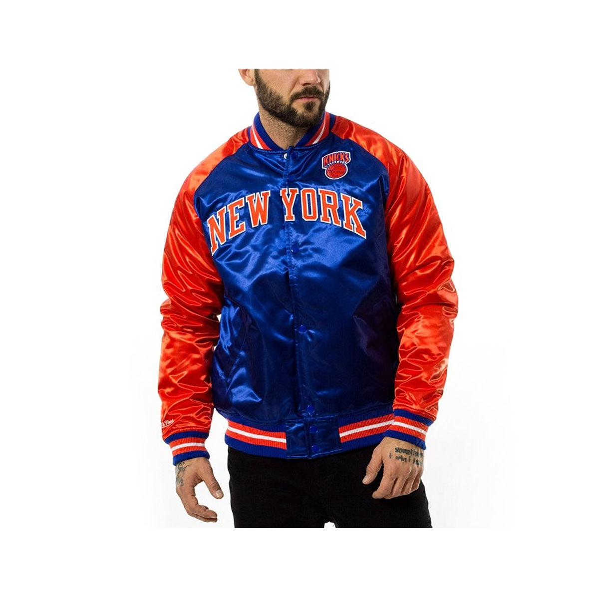 knicks jacket mitchell and ness