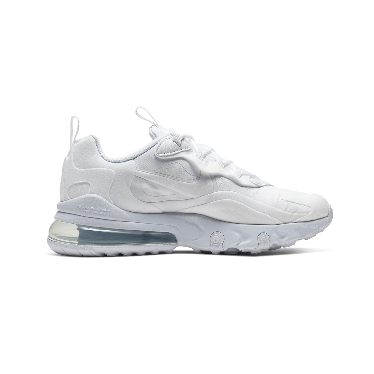 Nike Air Max 270 React GS Triple White 