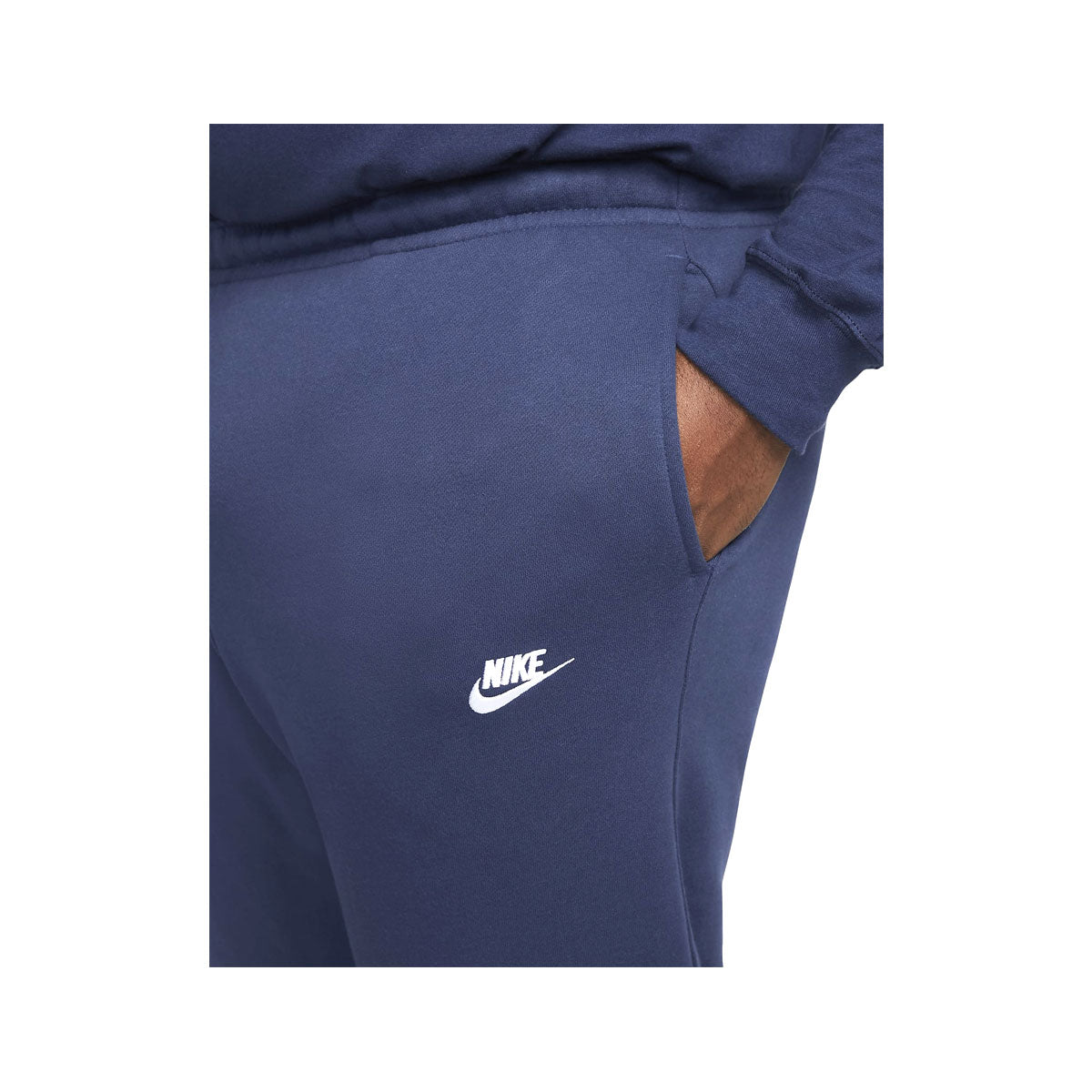 Nike Men's Sportswear Club Fleece Open-Hemmed Pants - Midnight Navy ...