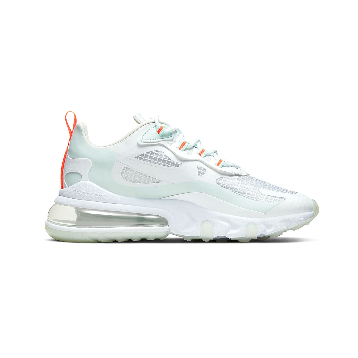 white and orange air max 270