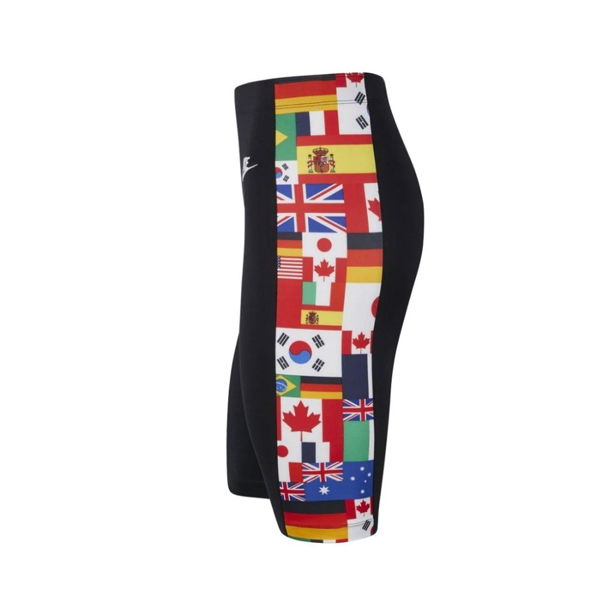 nike world flag biker shorts