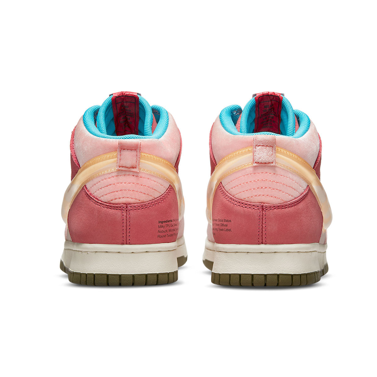 nike dunk mid social status free lunch strawberry milk