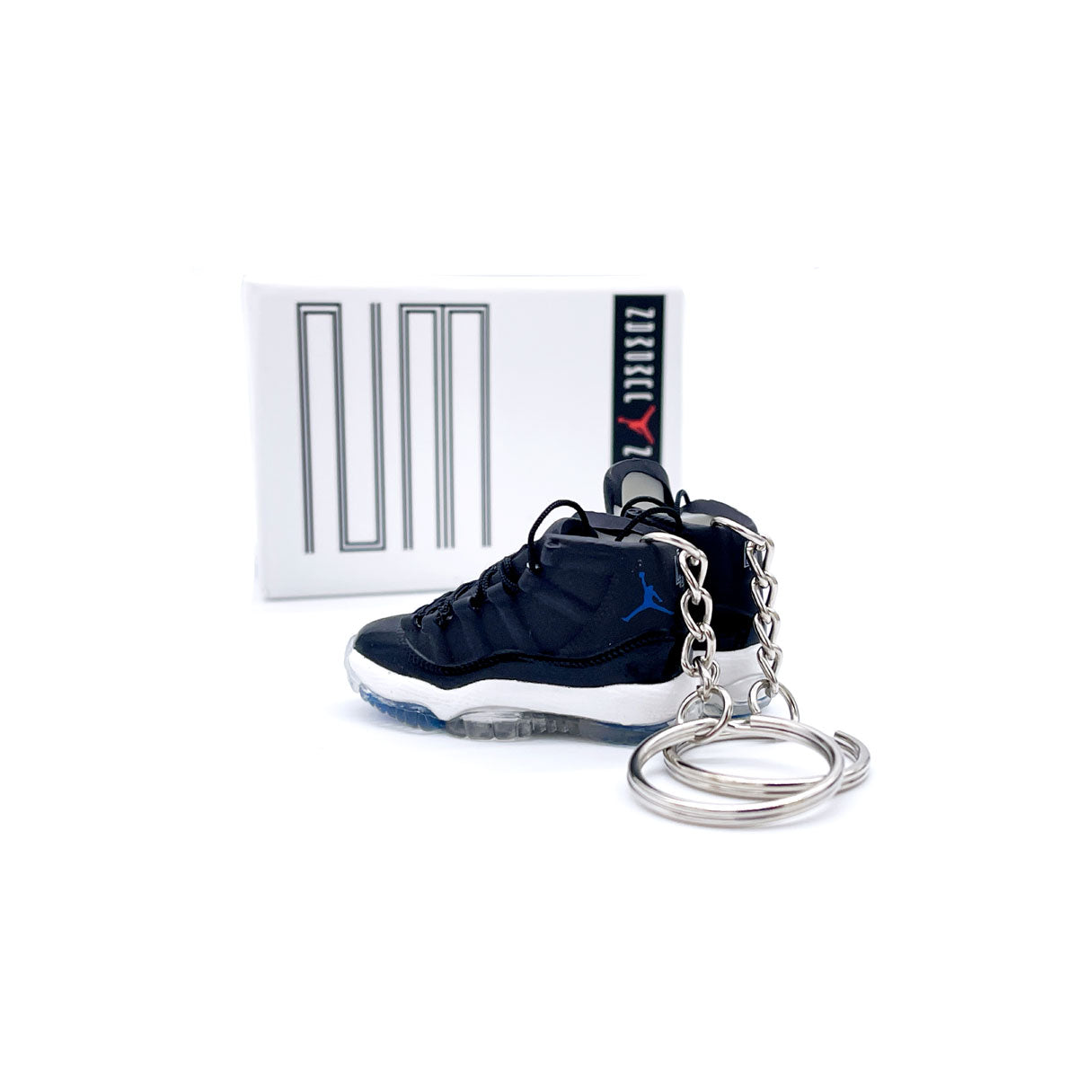 NTWRK - 3D Sneaker Keychain- Air Jordan 11 Concord Pair