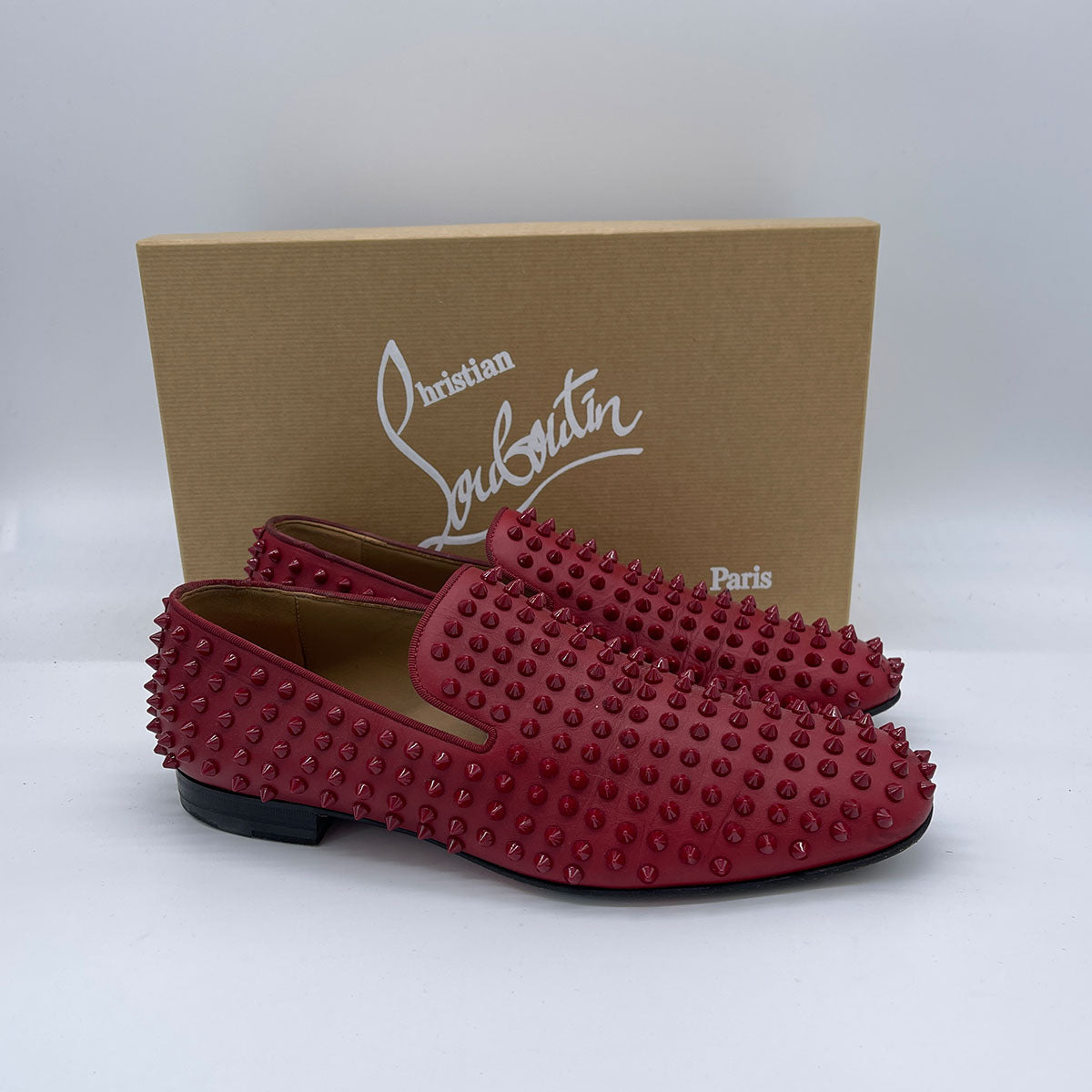 Rollerboy Spikes Flat GG Loafers Red si – KickzStore
