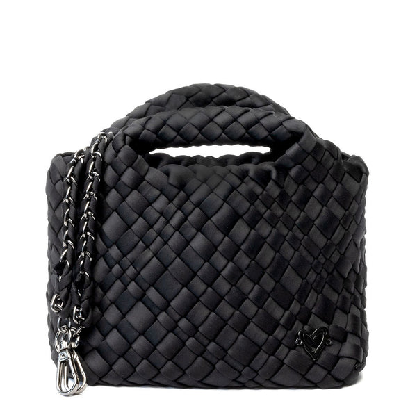 the zoe strap handwoven handbag strap, woven in Colombia