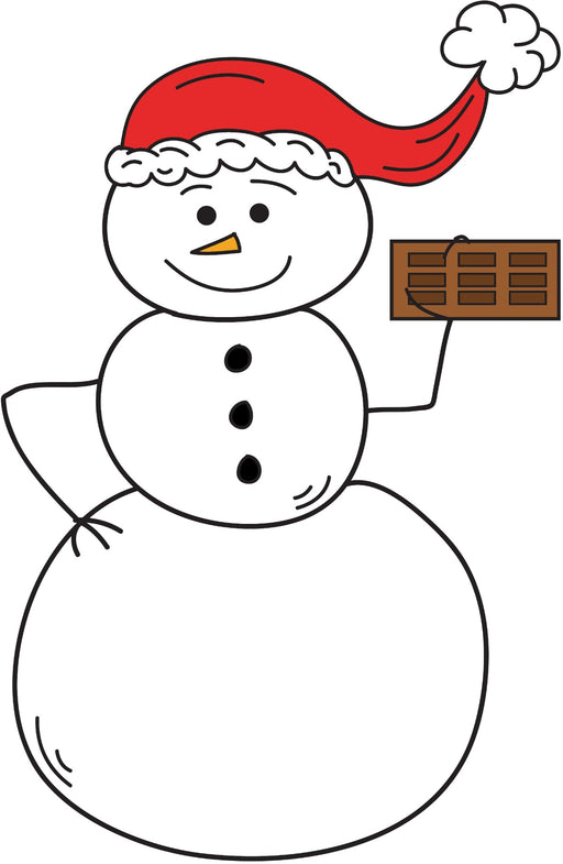 chocolate bar coloring pages