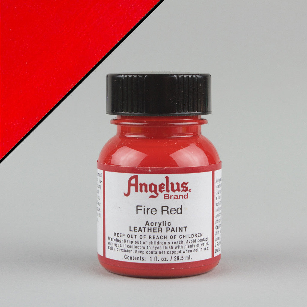 Angelus Leather Paint 1oz - Fire Red 