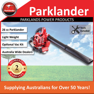 New Parklander Blower PBL-260B 26cc with the option of a vac kit
