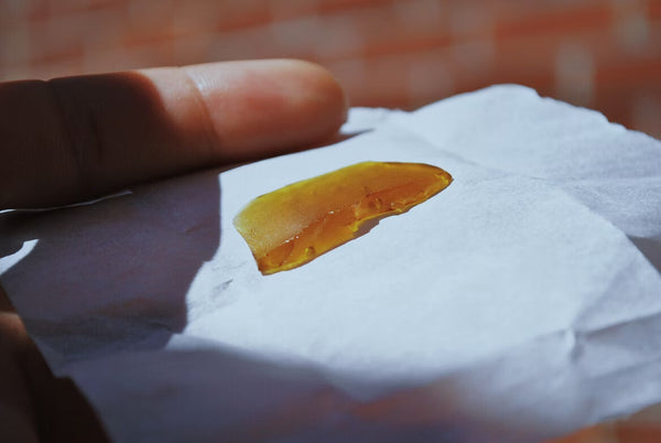 Yellow cannabis concentrate