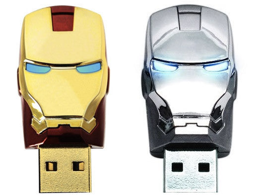 Marvel IronMan 2 War Machines Silver USB Flash Drive - Fantasyusb