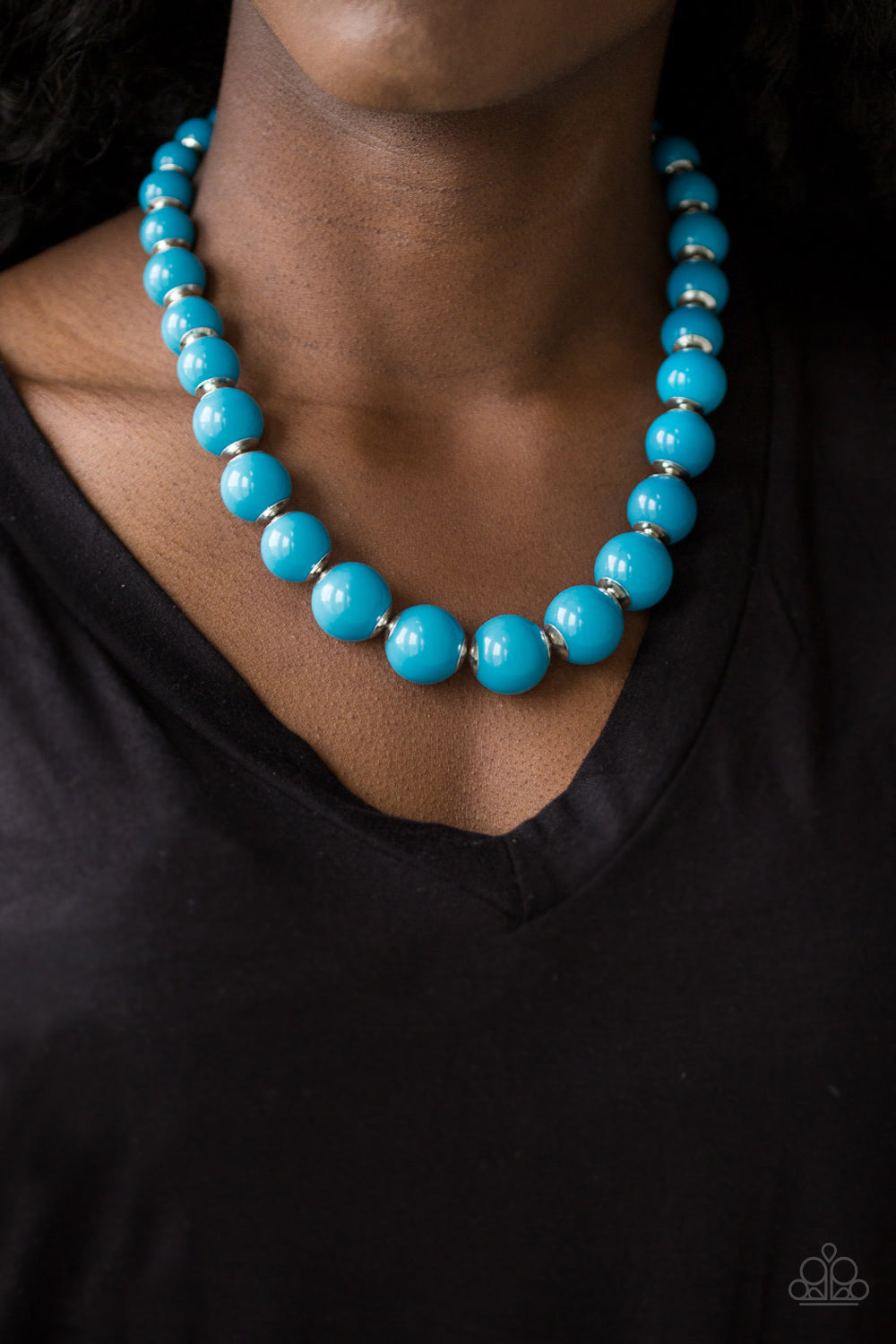 Paparazzi Accessories - Everyday Eye Candy - Blue Necklace