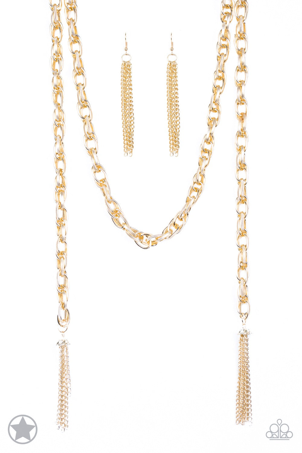 gold long necklace paparazzi