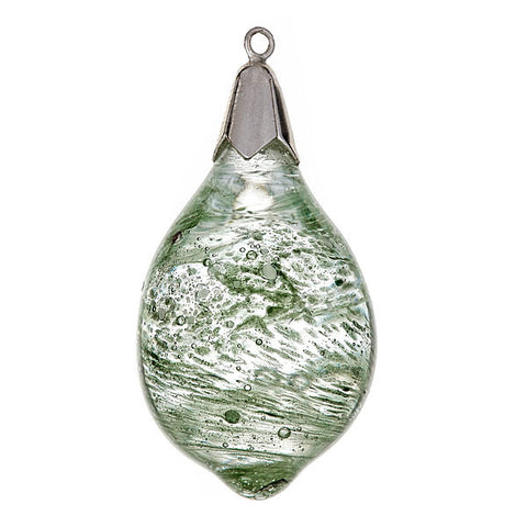 fused ball piece ashes glass