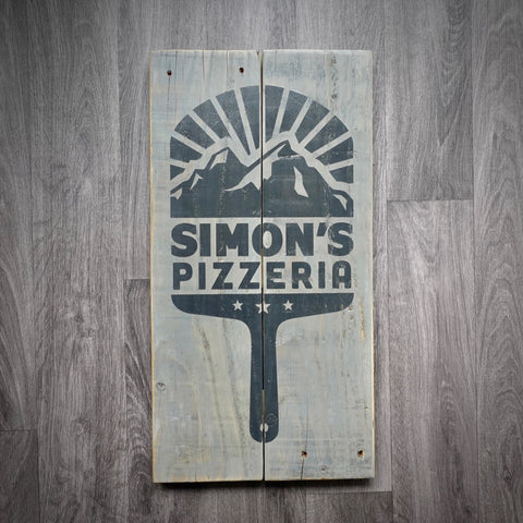 Personalised Pizzeria Sign